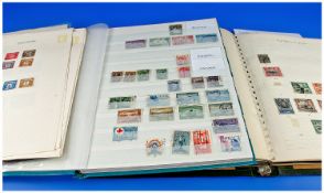Green 22 Ring Binder of Stamps including better Jamaica and Pitcairn Islands with several June