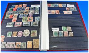 Stamps. South America Coln. in album from 1870`s to 1930`s. Mint and fine, used. Includes Brazil,