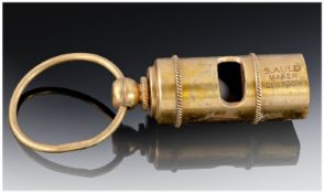 Bronze Style Whistle.