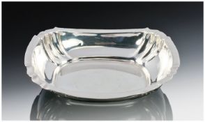 Silver Art Deco Sweetmeat Dish. Hallmark Sheffield 1939. 122.2grams. 4ozs. 1.25`` in height, 5.