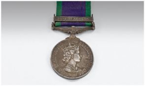 Campaign Service Medal With South Arabia Clasp, Awarded To 19099665 SGT A ANDREWS RCT.