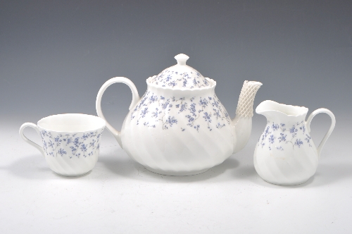 Wedgwood bone china tea set, Windrush pattern