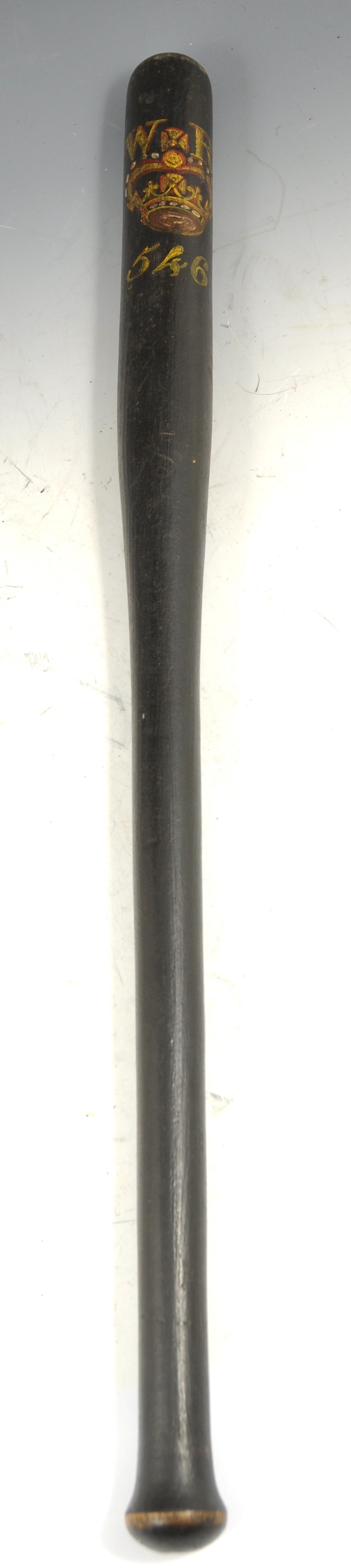 William IV ebonised truncheon, No. 546, 59cms.