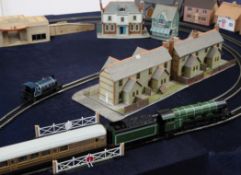 A Hornby OO gauge Flying Scotsman electric train set, R1039, boxed, together with a quantity of