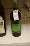 Two bottles of Chartreuse, one green, one yellow, c. 1970. Screw caps, good levels, labels in