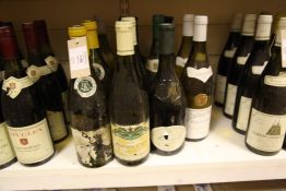A thirteen bottle white Burgundy and Loire assortment including two (believed) Corton-Charlemagne