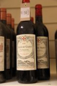 Five bottles of Chateau Gazin 1995, Pomerol.