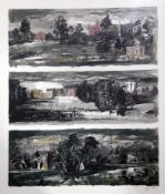 § John Piper (1903-1992)colour lithograph,Stowe Triptych, (Levinson 388)signed in pencil, 56/70,30 x