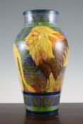 Sally Tuffin for Dennis China Works. A large `Dandelion` baluster vase, c.2002, limited edition