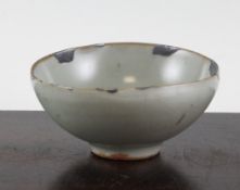 A Chinese green glazed bowl, Junyao type, Song Dynasty, 3.75in. (9.5cm)Provenance: Christie`s,