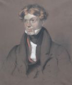 19th century English Schoolpastel,Portrait of James Barry, British Army surgeon aka Margaret Ann