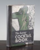 The Savoy Cocktail Book 1930, compiled by Harry Craddock, 1st edition, with presentation inscription