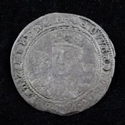 An Edward VI silver sixpence, 1551-3,