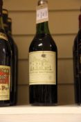 Two bottles of Chateau Haut-Brion 1967, Premier Cru Classe, Graves. Levels 3.5cm and 6cm; labels