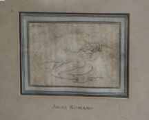 Julio Romanopen and ink,Study of a sleeping youth,numbered 269,4 x 6in.