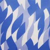 § Bridget Riley (1931-)screenprint,Two Blues, (BR726)signed in pencil and dated `03, 14/250,21.5 x