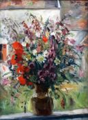 Nikolai Millioti (1874-1962)oil on canvas,A Bouquet of Summer Flowers,signed and dated `30,24 x 19.