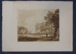 Sir Frank Short (1857-1945)five etchings,Hobbs House 1923, two views of classical landscapes after