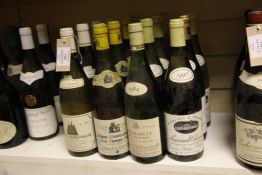 A fifteen bottle white Burgundy assortment including one Corton-Charlemagne Grand Cru 1989, Andre;