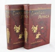 STANLEY, HENRY MORTON - IN DARKEST AFRICA, 1st edition, 2 vols, original red and gilt pictorial