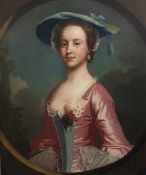 Francis Milner Newton (1720–1794)oil on canvas,Portrait of Kitty Warner30 x 25in.