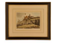 AFTER HENRY ALKEN, published 1818 by S&J Fuller, a group of six titled and coloured hunting