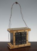 § Paul Neagu (1938-2004)wood, perspex, fabric and wire construction,Untitled,signed and dated `69,