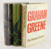 GREENE, GRAHAM - THE HUMAN FACTOR, 1st edition, London 1978, THE COMEDIANS, 1st edition, London