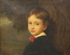 Leymann (19th C.)oil on canvas,Portrait of Ernest Schlesinger (Berly changed by deed poll) as a