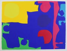 § Patrick Heron (1920-1999)screenprint,Untitled,signed in pencil and dated `71, 8/75,25.25 x 33.