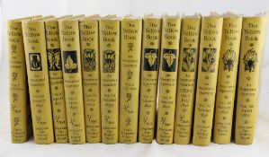 THE YELLOW BOOK, an illustrated quarterly, vols 1-13 cloth, 1894-1897