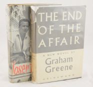 GREENE, GRAHAM - THE END OF THE AFFAIR, 1st edition, London 1951 and LOSER TAKES ALL, 1st edition,