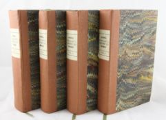 FROISSART, SIR JOHN - THE ANCIENT CHRONICLES OF SIR JOHN FROISSART, 4 vols, rebound, cloth spine,