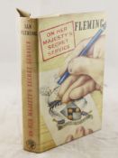 FLEMING, IAN - ON HER MAJESTY`S SECRET SERVICE, 1st edition, original cloth, in wrapped d.j.,