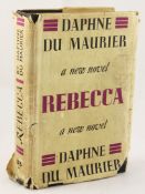 DU MAURIER, DAPHNE - REBECCA, hard cover second impression before publication, in ragged d.j.,