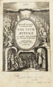 SUCQUET, ANTONI - VIA VITAE AETERNAE ICONIBUS ILLUSTRATA, 8vo, vellum, engraved title and 32