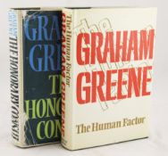 GREENE, GRAHAM - THE HONORARY CONSUL, 1st edition, in creased, scuffed and repaired d.j., London