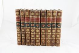 POPE, ALEXANDER - WORKS, 9 vols, 8vo, contemporary calf, 1770