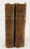 JOHNSON, SAMUEL - A DICTIONARY OF THE ENGLISH LANGUAGE, 1st Abridged edition, 2 vols, calf, boards