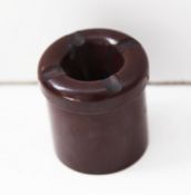 A Bakelite inkwell, with screw top, c.1940`s