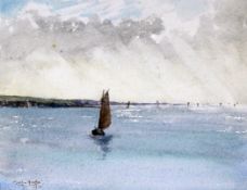 Martin Hardie (1875-1952) Brixham Harbour, 8.5 x 11in. Martin Hardie (1875-1952)watercolour,