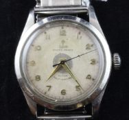 A gentleman`s 1950`s stainless steel Tudor Oyster Prince self-winding wrist watch, A gentleman`s