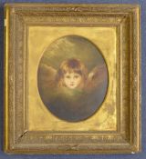 19th century English School Reynolds Angel, 12 x 10in. 19th century English Schooloil on canvas,