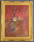 Margaret Graeme Niven (1906-1997) Still life of flowers in a glass, 17 x 13in. Margaret Graeme Niven