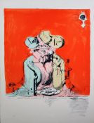 After Graham Sutherland (1903-1980) `Three-Headed Rock Form`, 30 x 24in.; unframed After Graham