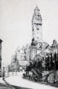 Cyril Power (1872-1951) Westminster Cathedral, East End, 9 x 6in. Cyril Power (1872-1951)etching,