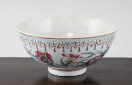 A Chinese famille rose bowl, Guangxu six character mark and possibly of the period (1875-1908), 6.