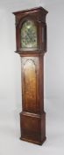 Mathison, Berwick. A George III oak eight day longcase clock, 7ft 3in. Mathison, Berwick. A George