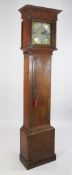 Harben of Lewes. An early 19th century oak thirty hour longcase clock, 6ft 6in. Harben of Lewes.