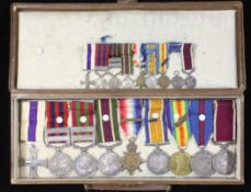 A NWF/WW1 MC group of nine medals to Capt G.H.Pulleyn A NWF/WW1 MC group of nine medals to Capt G.